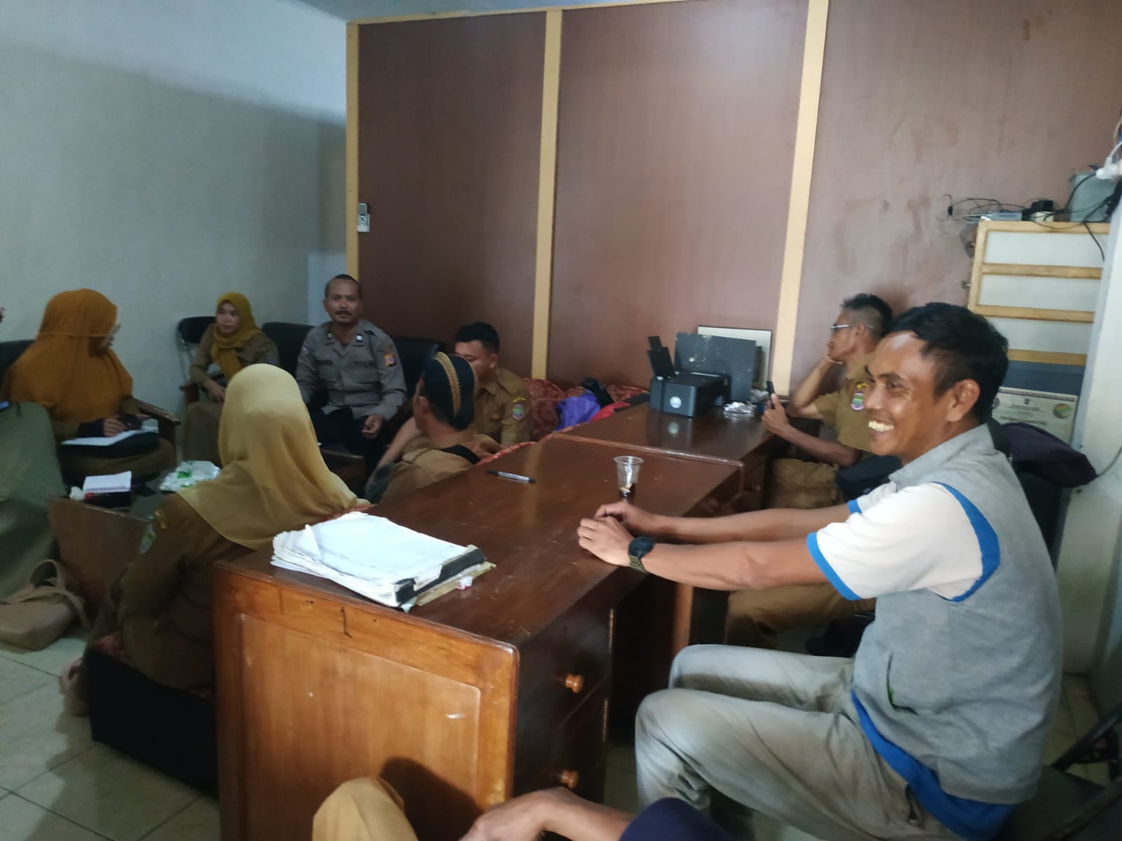 Polsek Cimaragas Perkuat Sinergi, Ajak Warga Janggala Tangkal Isu Hoaks dan Tingkatkan Ketahanan Pangan