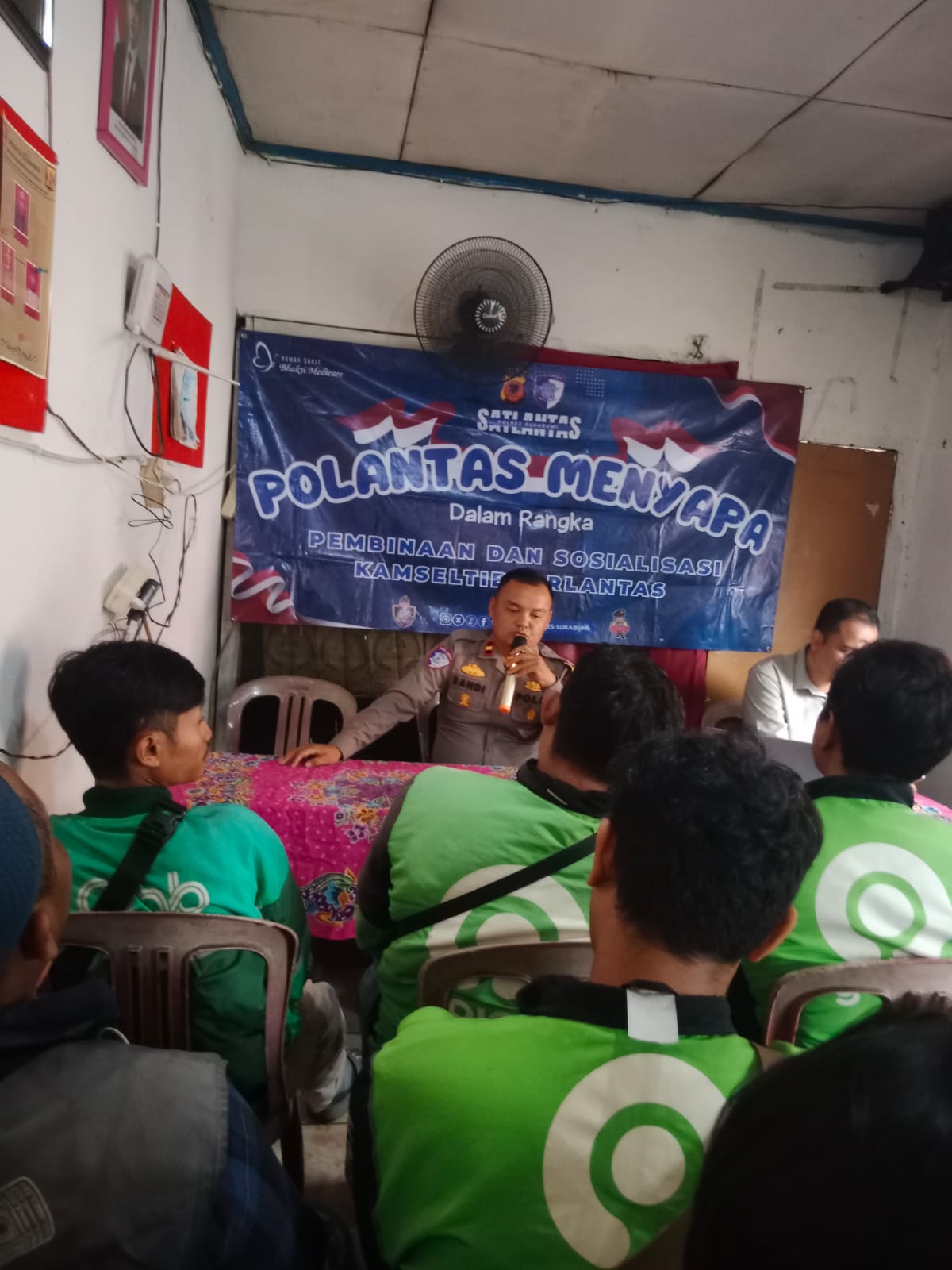 Satlantas Polres Sukabumi Gelar Pelatihan PPGD Bersama Komunitas Ojol