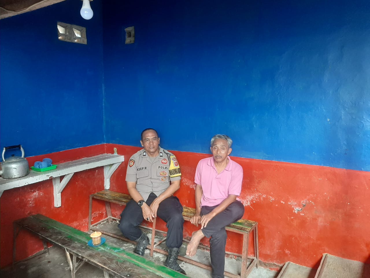 Perkuat Sinergitas, Polsek Cikoneng Polres Ciamis Koorkom ke Warga Gandasari Desa Gunungcupu