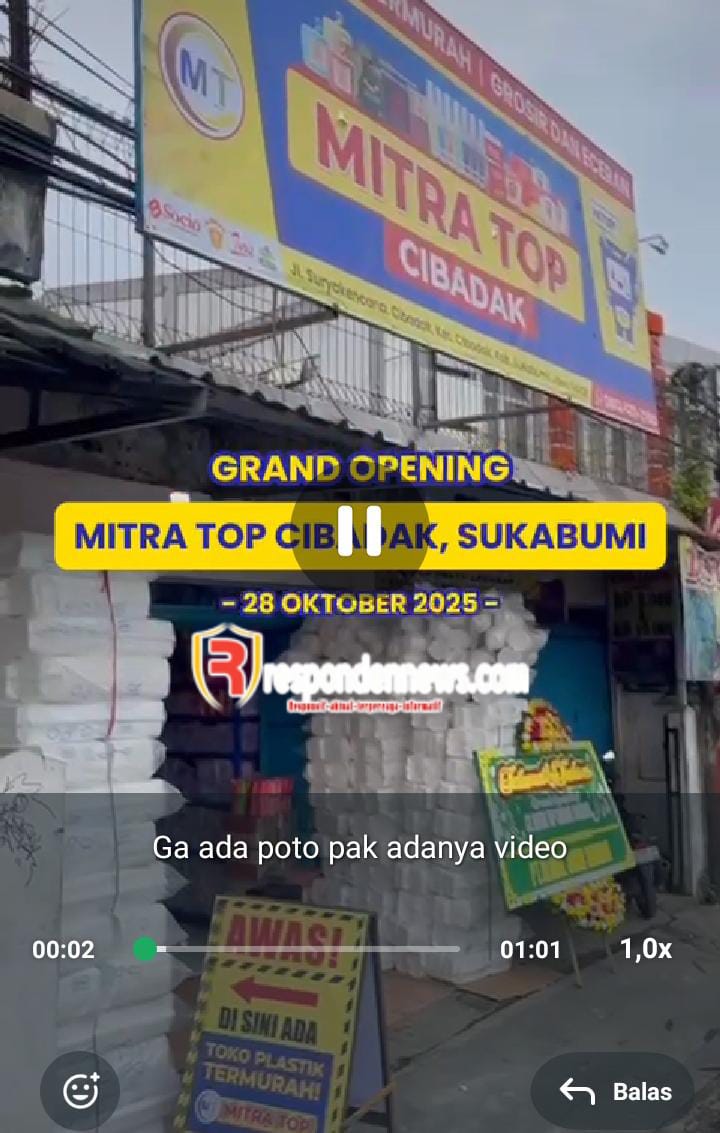 Mitra Top Cibadak Sukabumi Berkomitmen Melayani Masyarakat