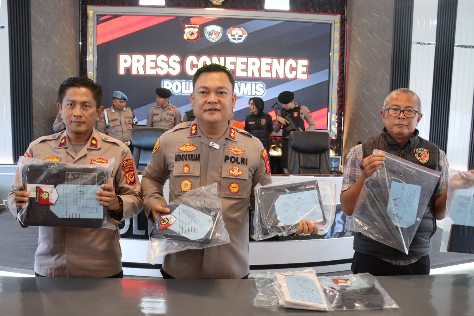Polres Ciamis Gelar Konferensi Pers Ungkap Kasus Pencurian dengan Pemberatan di Sekolah, Tegaskan Komitmen Penegakan Hukum dan Perlindungan Aset Pendidikan