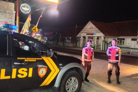 Cipkon Kamtibmas, Polsek Cisaga Polres Ciamis Patroli ke Kawasan Obvit dan Keramaian