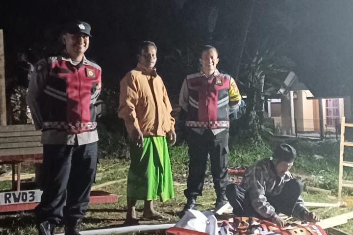 Cipkon Kamtibmas, Polsek Rajadesa Polres Ciamis Patroli Dialogis Hingga ke Pemukiman Warga