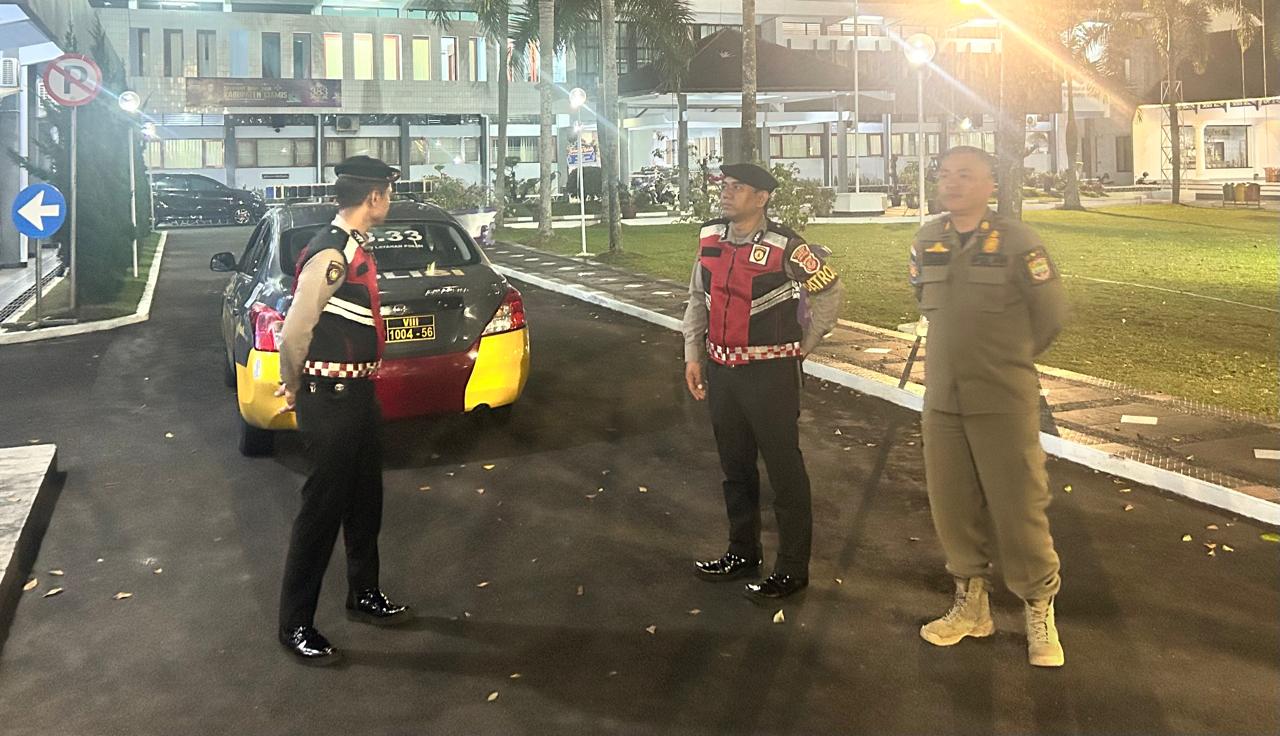 Sat Samapta Polres Ciamis Patroli Kamtibmas ke Obvit, Kantor Pemda Ciamis Jadi Sasaran