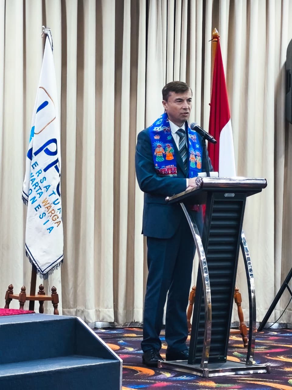 DUBES RUSIA SAMPAIKAN SAMBUTAN PADA ACARA HUT KE-18 PPWI