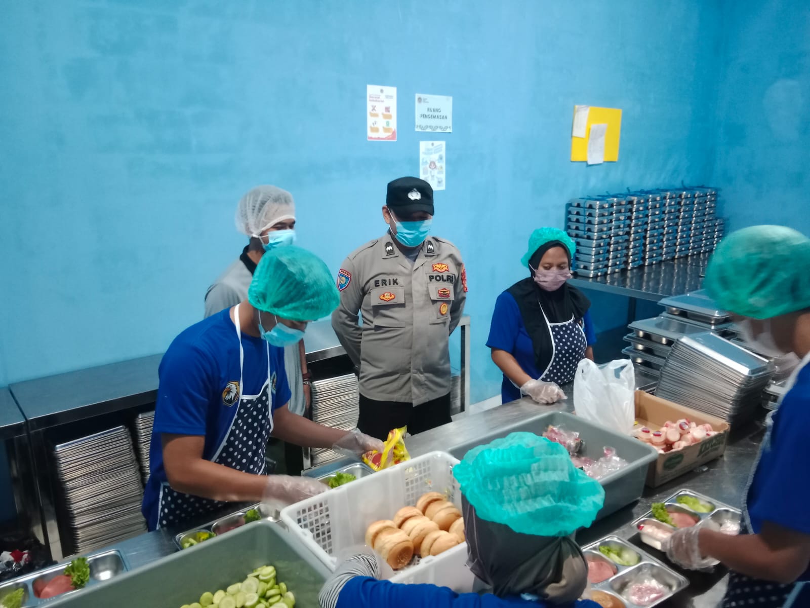 Polsek Sukadana Laksanakan Giat Sambang dan Monitoring ke SPPG Bunter untuk Wujudkan Kamtibmas Kondusif