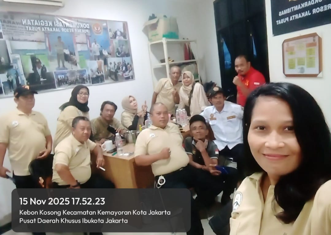 Piket Gabungan Satgas POKDAR  Resor Jakarta Pusat di Polres