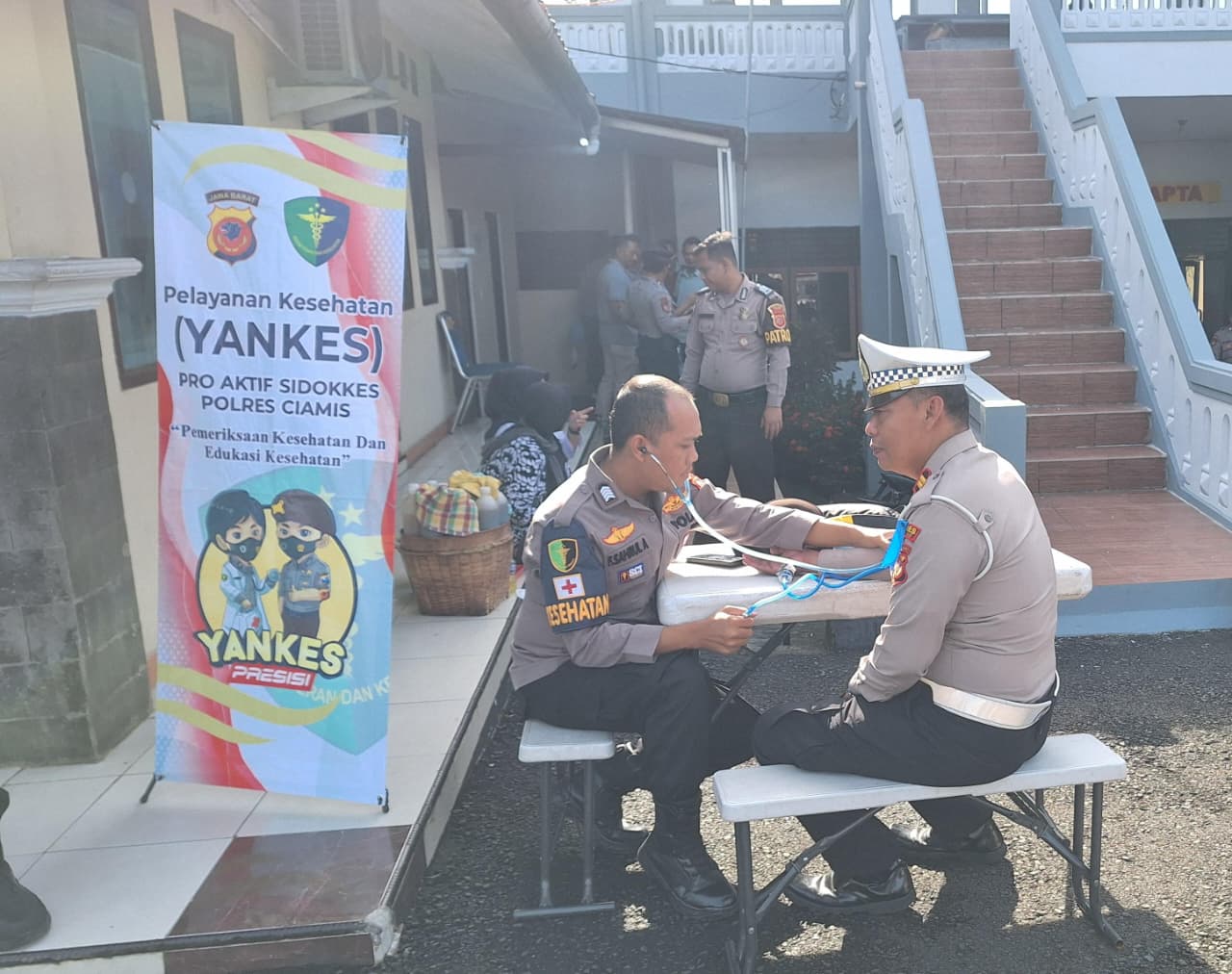 Yankes Pro Aktif, Layanan Dokkes Polres Ciamis Polda Jabar Pastikan Kebugaran Personel Polri