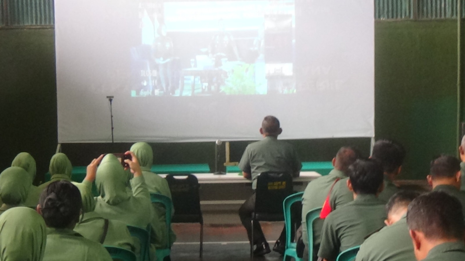 Kodim 0607/Kota Sukabumi Gelar Vicon Pembinaan Mental Ideologi AD