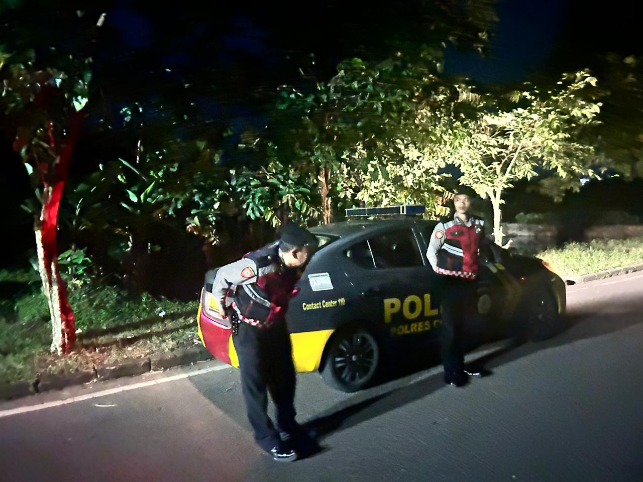 Polres Ciamis Tingkatkan Patroli Biru di Jalur Rawan Kejahatan untuk Wujudkan Keamanan Malam Hari