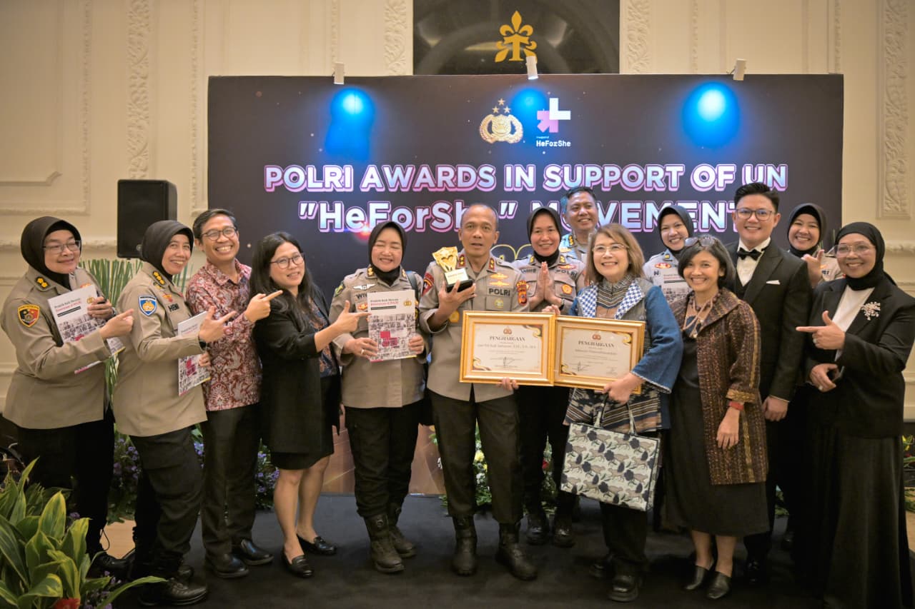 Penghargaan He For She 2025 Mantapkan Polda Jabar sebagai Pelopor Kesetaraan Gender di Polri