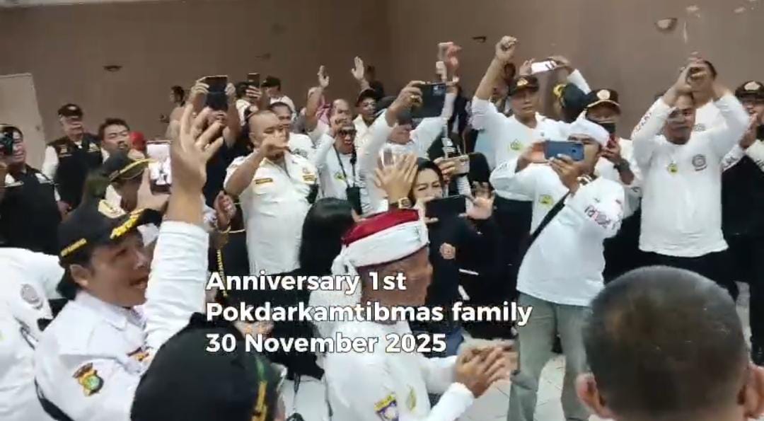 Harlah Pokdar Kamtibmas Family Ke-1 Berlangsung Meriah