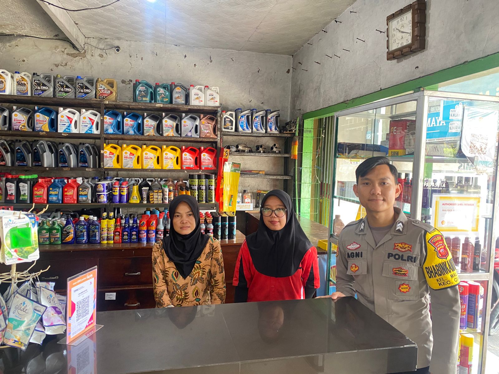 Perkuat Sinergitas, Polsek Ciamis Polres Ciamis Sambang Kamtibmas ke Warga di Kel. Maleber