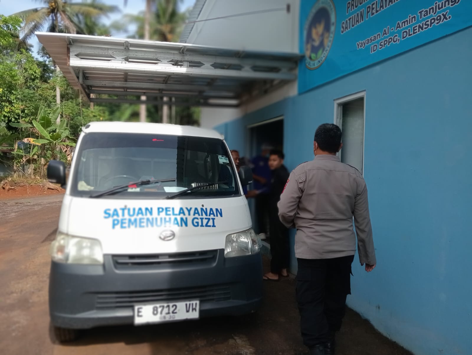 Perkuat Sinergitas, Polsek Sukadana Datangi Pegawai SPPG di Desa Bunter