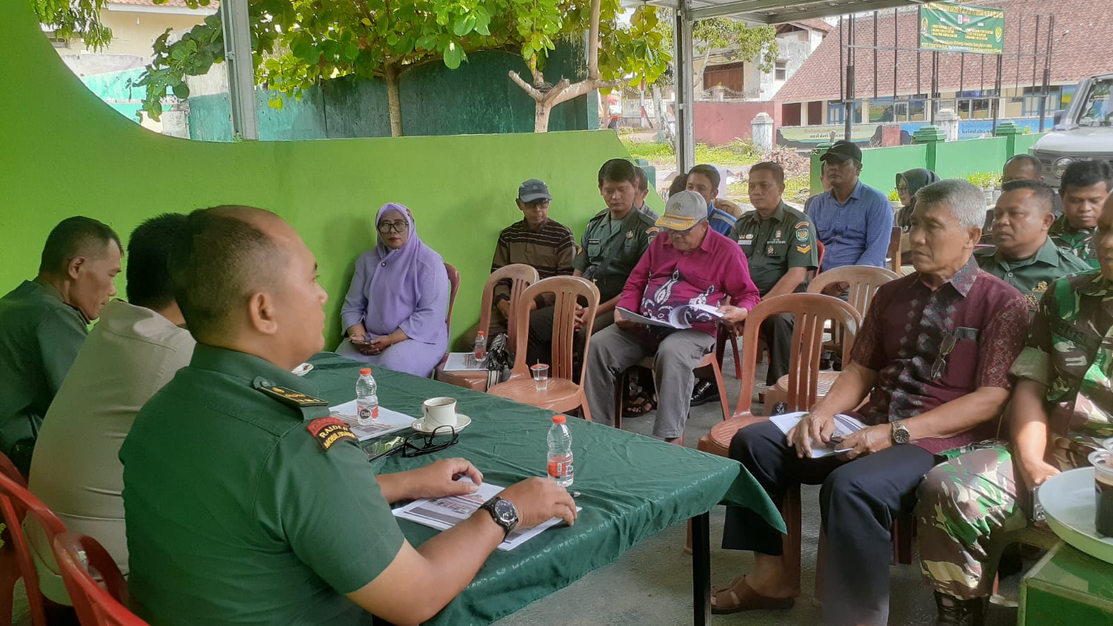 Polsek Cihaurbeuti Ikuti Rakor Pembentukan Koperasi Merah Putih di se Kecamatan Cihaurbeuti