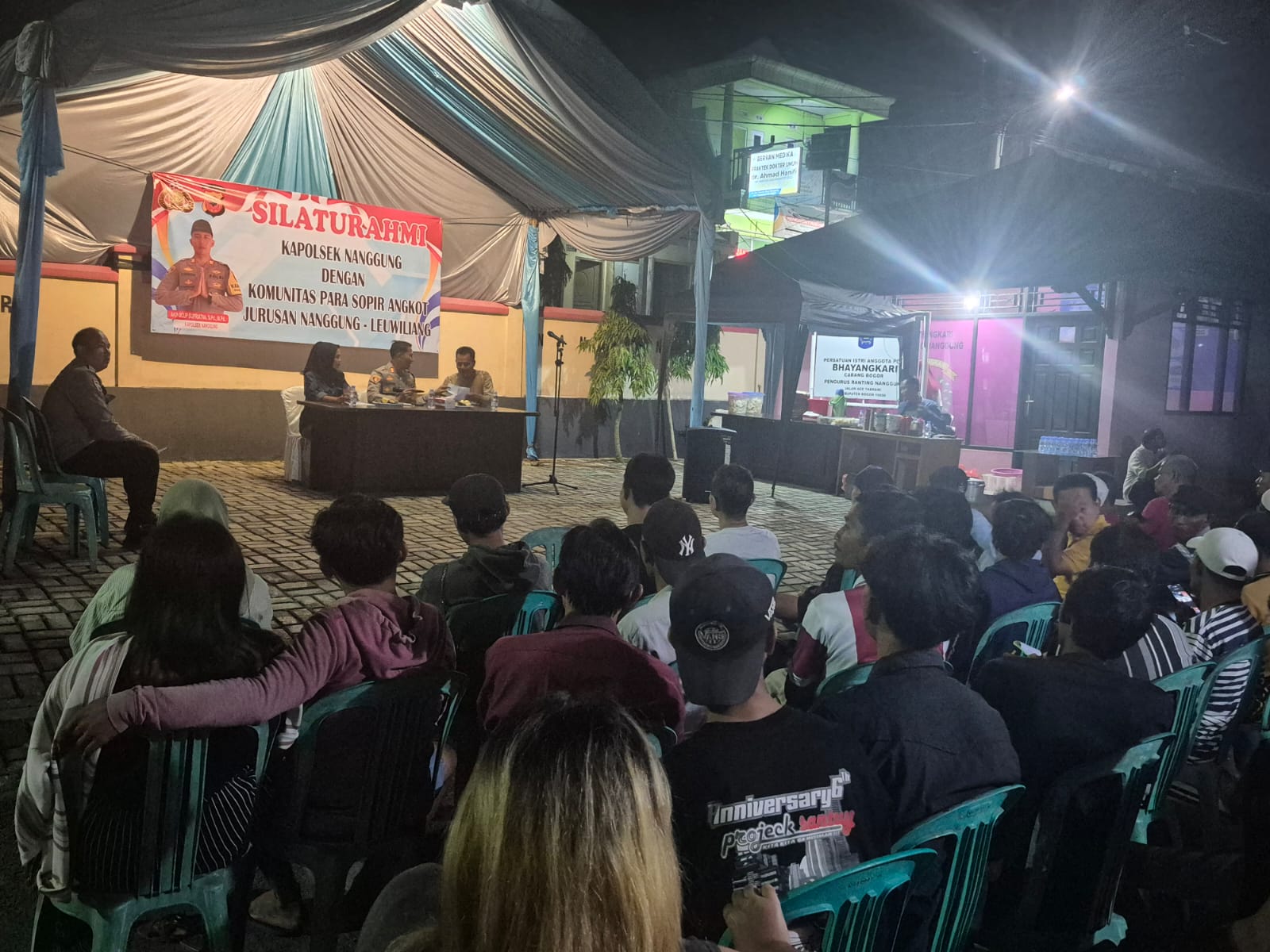 Kapolsek Nanggung Gelar Silaturahmi Bersama Paguyuban Sopir Angkot Nanggung–Leuwiliang