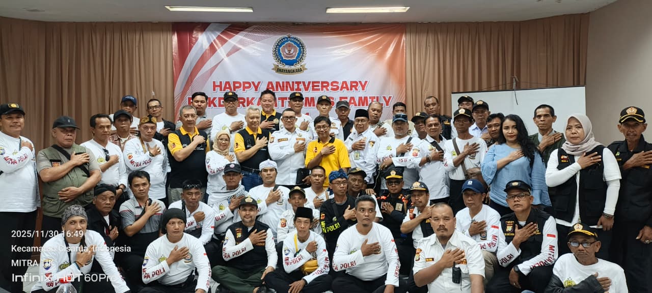 Pokdarkamtibmas Family Rayakan Anniversary ke-1 di Cisarua, Tegaskan Soliditas Nasional dari Sabang hingga Merauke