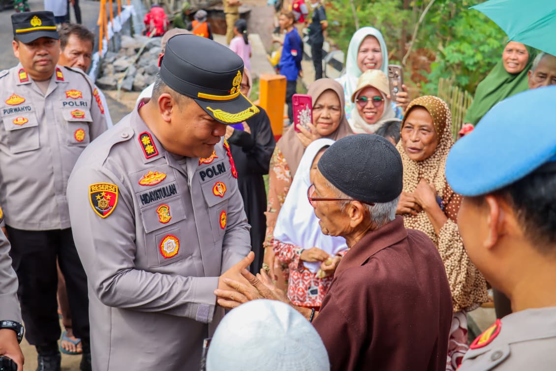 Kapolres Ciamis Tinjau Langsung Uji Coba Jembatan Bailey Cikaleho, Pastikan Kelancaran Arus Lalu Lintas Ciamis–Cirebon dan Kenyamanan Warga