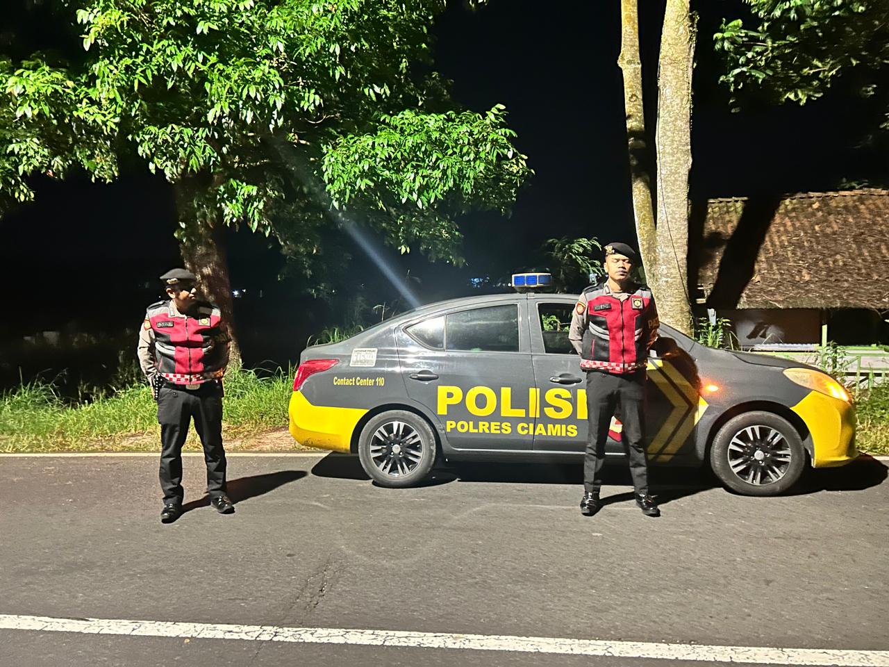 Sat Samapta Polres Ciamis Gelar Patroli Biru di Jalur Rawan, Perkuat Pencegahan Kejahatan dan Antisipasi Balap Liar