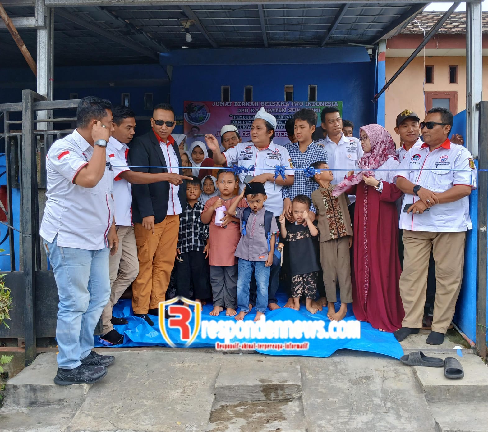 IWO Indonesia DPD Sukabumi Resmikan Kantor Baru dan Santuni Anak Yatim Piatu