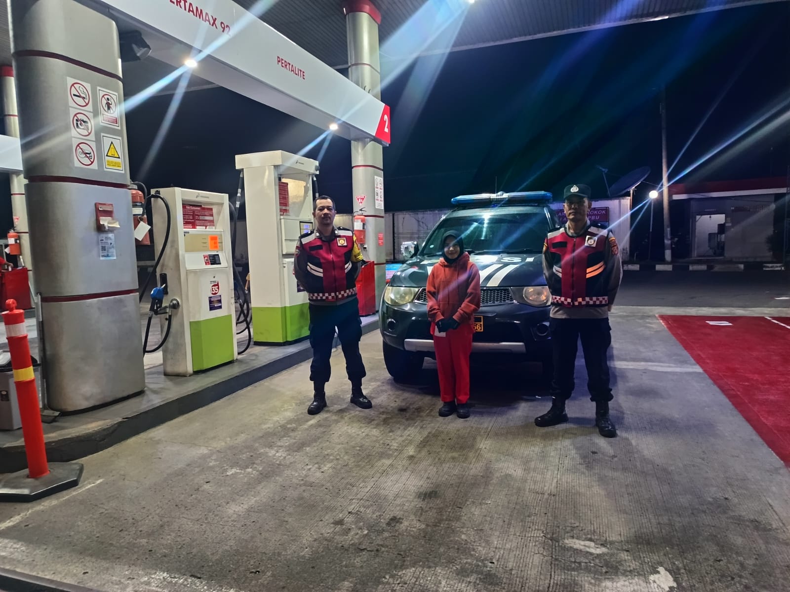 Polsek Cihaurbeuti Tingkatkan Patroli Blue Light, Perkuat Keamanan Malam dan Respons Publik Positif