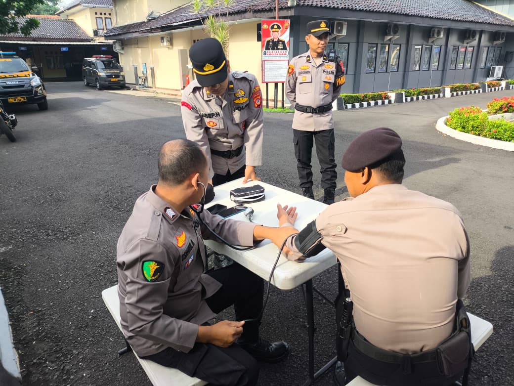 Yankes Pro Aktif, Layanan Dokkes Polres Ciamis Polda Jabar Pastikan Kebugaran Personel Polri