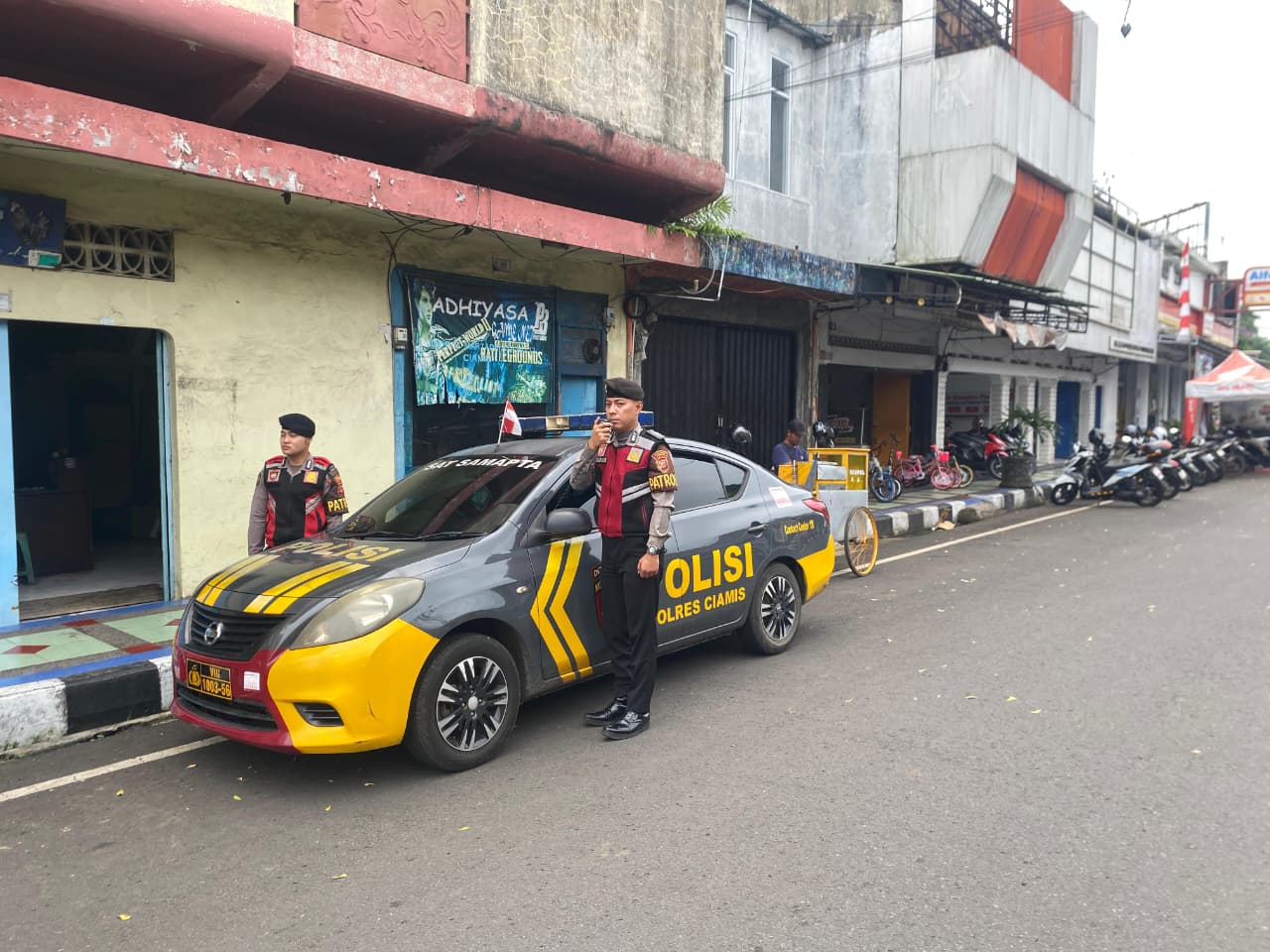 Sat Samapta Polres Ciamis Gelar Patroli Himbauan Kamtibmas, Perkuat Upaya Pencegahan Kejahatan di Tengah Aktivitas Warga
