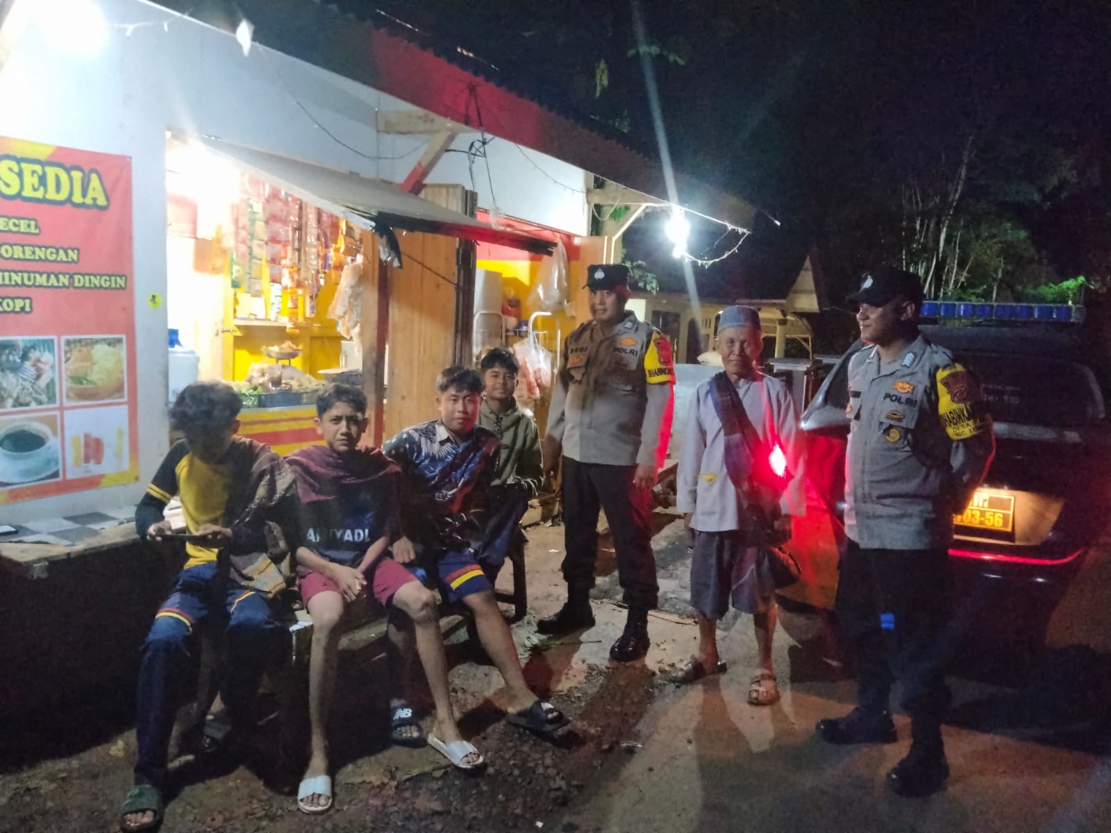 Polsek Kawali Tingkatkan KRYD di Pemukiman Warga, Perkuat Pencegahan C3 dan Geng Motor