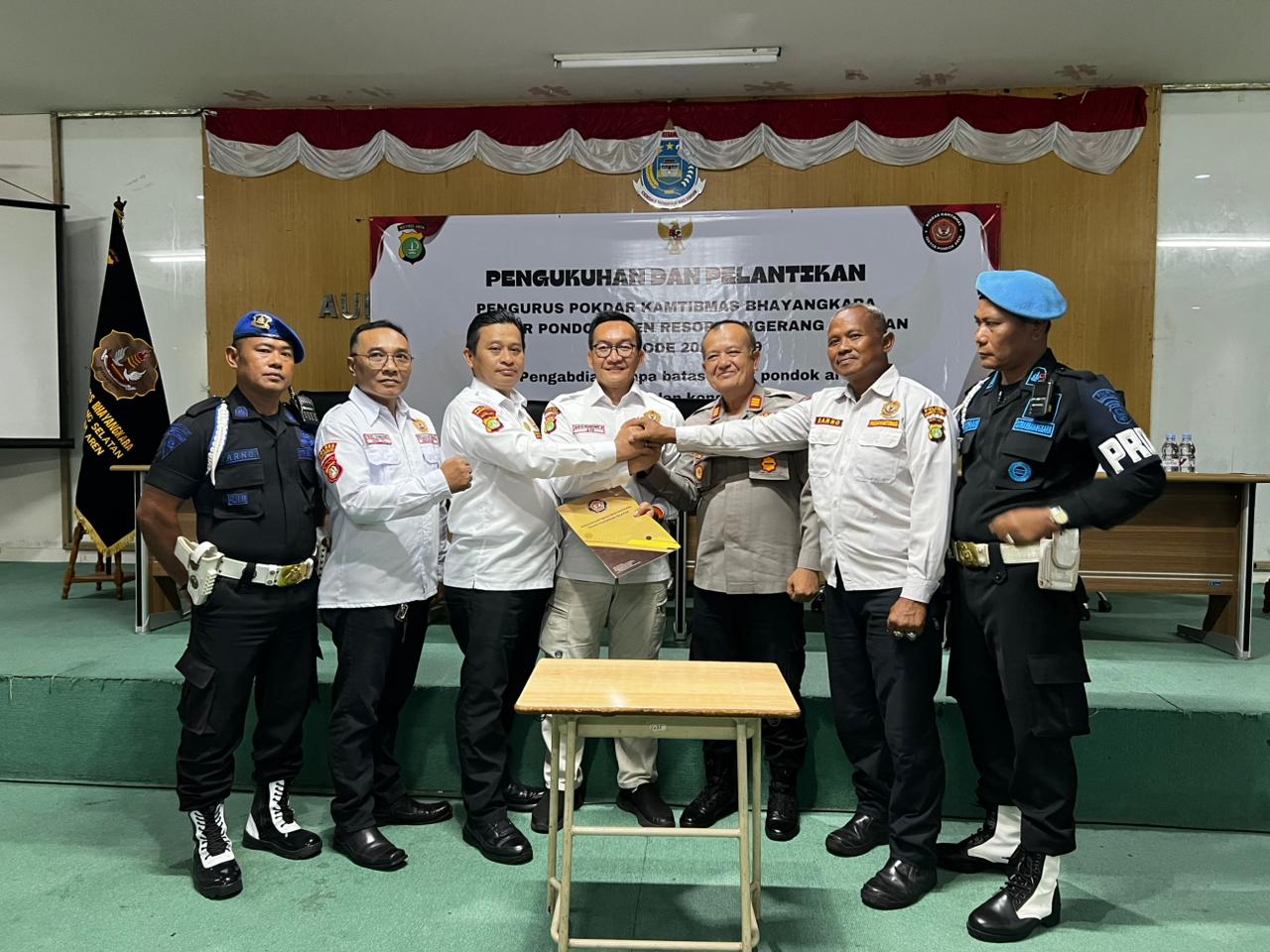 Pelantikan Ketua Pokdar Kamtibmas Pondok Aren MP02 PF Ari Prabowo: Kepolisian Sektor Pondok Aren Hadiri Acara