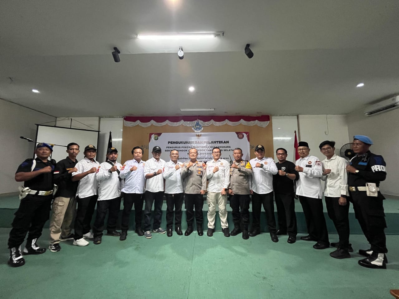 Bp. Arie Prabowo Dikukuhkan sebagai Ketua POKDAR KAMTIBMAS BHAYANGKARA Sektor Pondok Aren