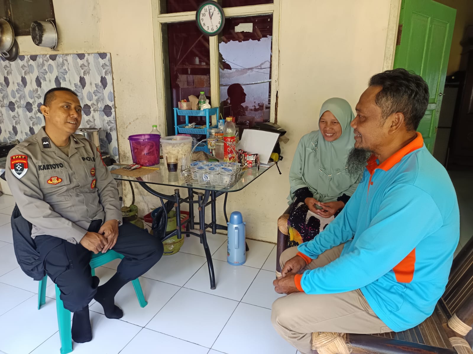 Perkuat Sinergitas, Polsek Cihaurbeuti Polres Ciamis Koorkom ke Toga Desa Sukamaju