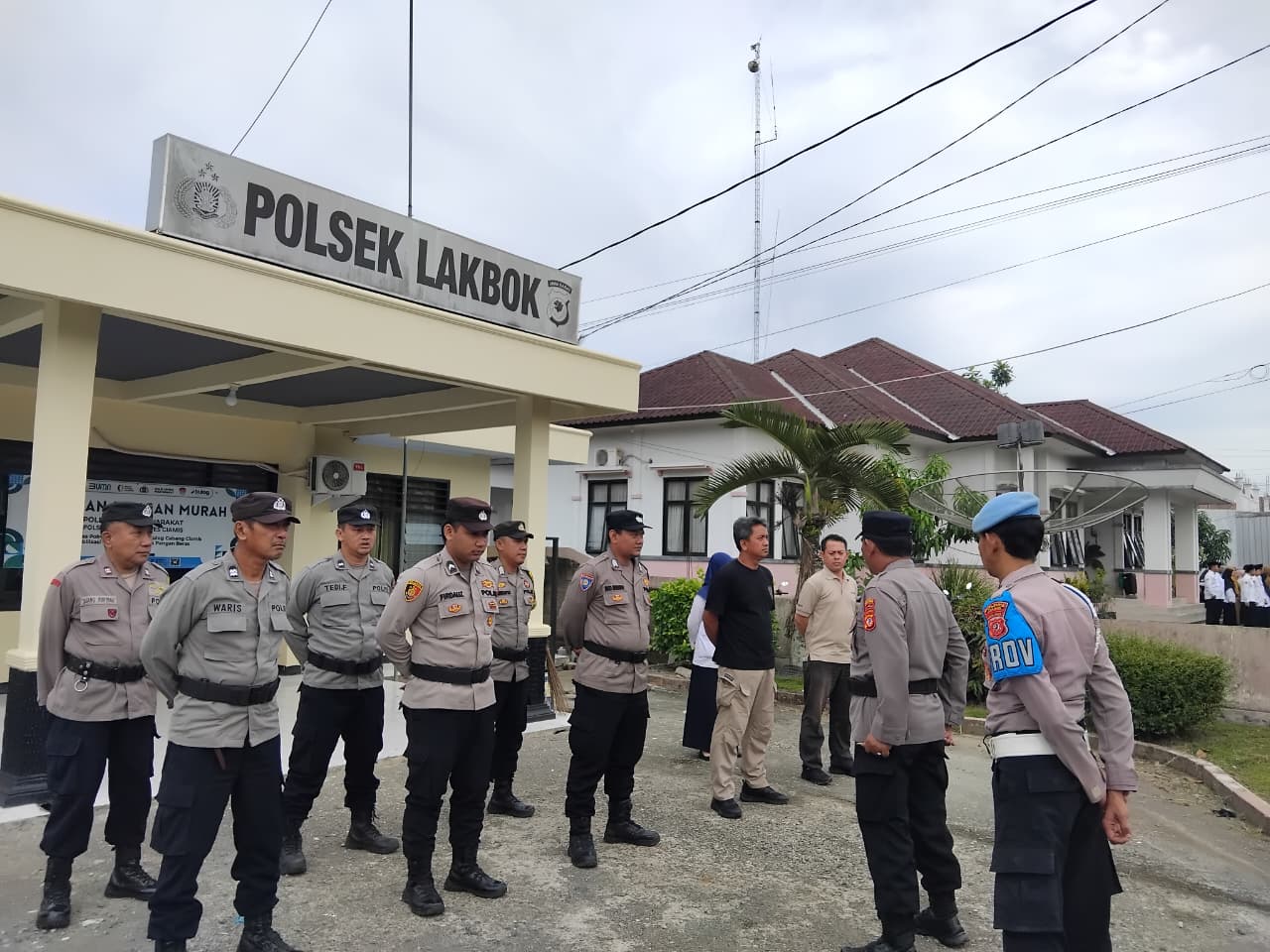 Perkuat Koordinasi Internal, Polsek Lakbok Apelkan Puluhan Personel dan ASN Polri Sebelum Bertugas