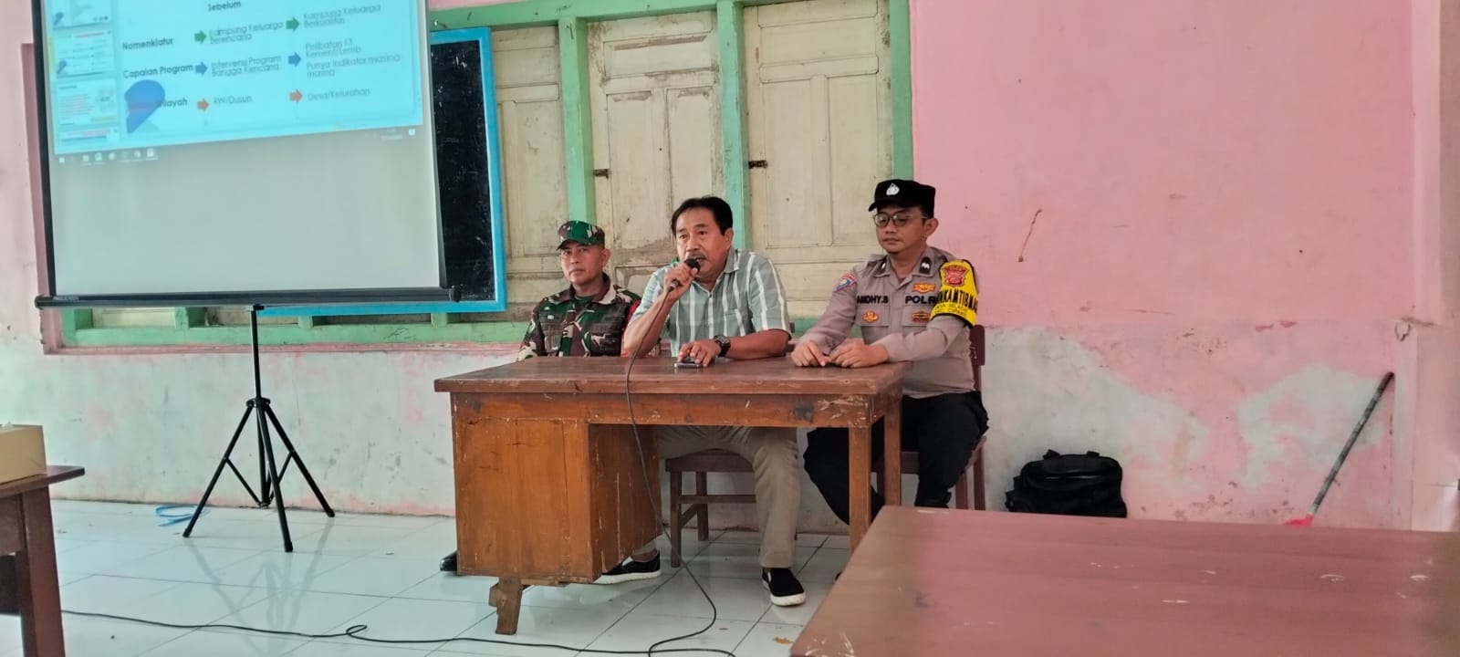 Perkuat Sinergitas, Polsek Cipaku Ikut Hadiri Pembekalan Kampung KB Desa Selacai