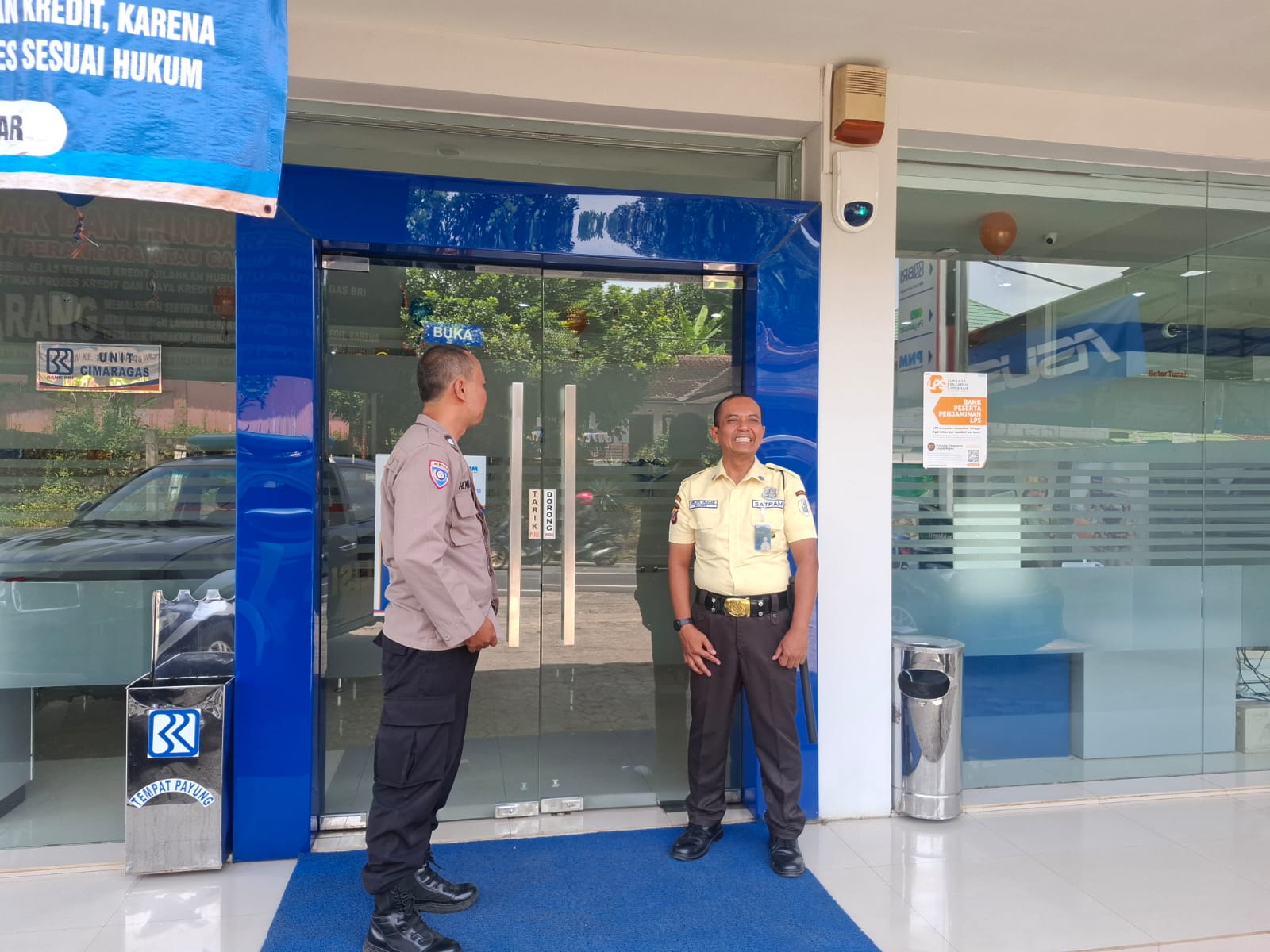 Polsek Cimaragas Perkuat Pembinaan Satpam Perbankan, Dorong Sinergi Cegah Kejahatan dan Jaga Keamanan Lingkungan