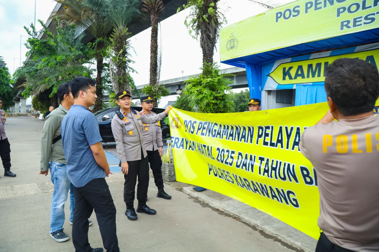 Polres Karawang Fokus Amankan Jalur Tol, Arteri, dan Tempat Wisata Selama Nataru