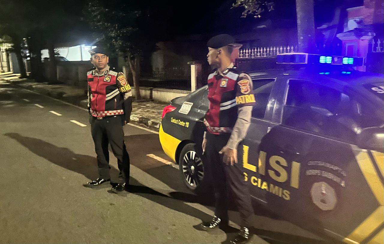 Sat Samapta Polres Ciamis Intensifkan Patroli Biru di Jalur Rawan Kejahatan, Antisipasi Balap Liar dan Ciptakan Rasa Aman