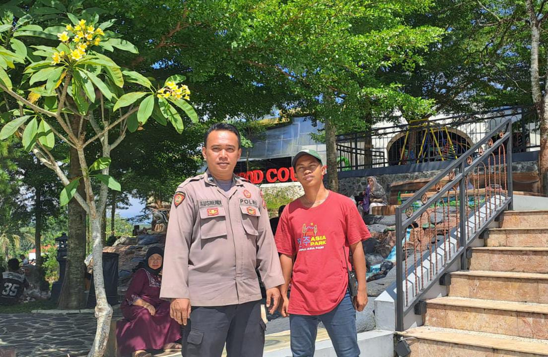 Polres Ciamis Intensifkan Monitoring Objek Wisata Jinju Asia Park, Pastikan Keamanan Pengunjung Selama Libur Akhir Pekan