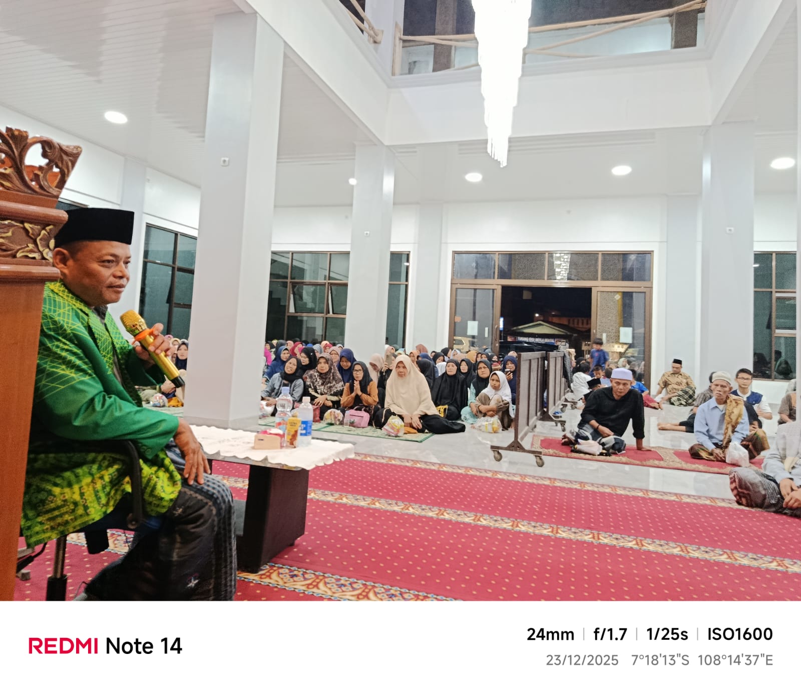 Perkuat Sinergitas, Polsek Cikoneng Polres Ciamis Hadiri Acara Dai Kamtibmas di Sindangkasih