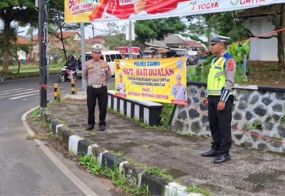 Satlantas Polres Ciamis Intensifkan Ops Nataru 2025/2026, Upaya Polri Tekan Angka Kecelakaan dan Tingkatkan Keselamatan Berkendara