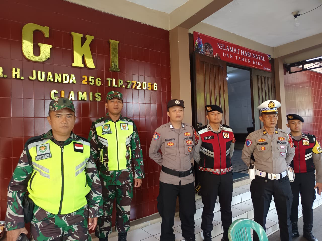 Polres Ciamis Amankan Ibadah Natal 2025, Wujud Kehadiran Polri Jamin Rasa Aman dan Toleransi Umat Beragama