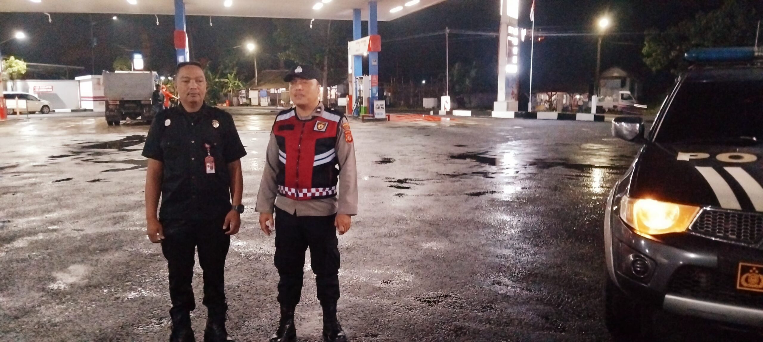 Polsek Cihaurbeuti Polres Ciamis Patroli Biru Antisipasi Gangguan Kamtinmas di Masyarakat