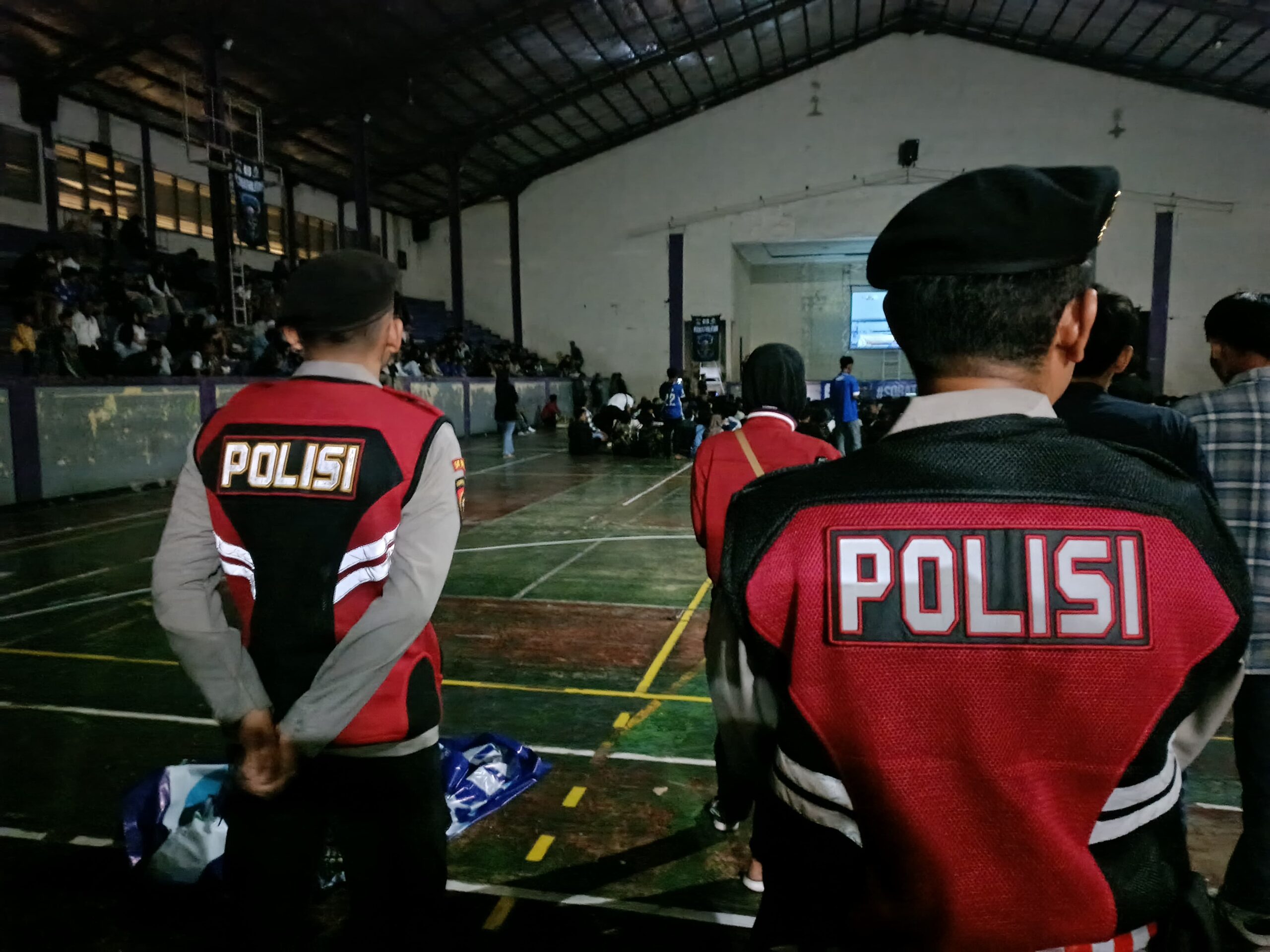 Polres Ciamis Beri Pengamanan Saat Nobar Liga 1 Persib Vs PSM di Ciamis
