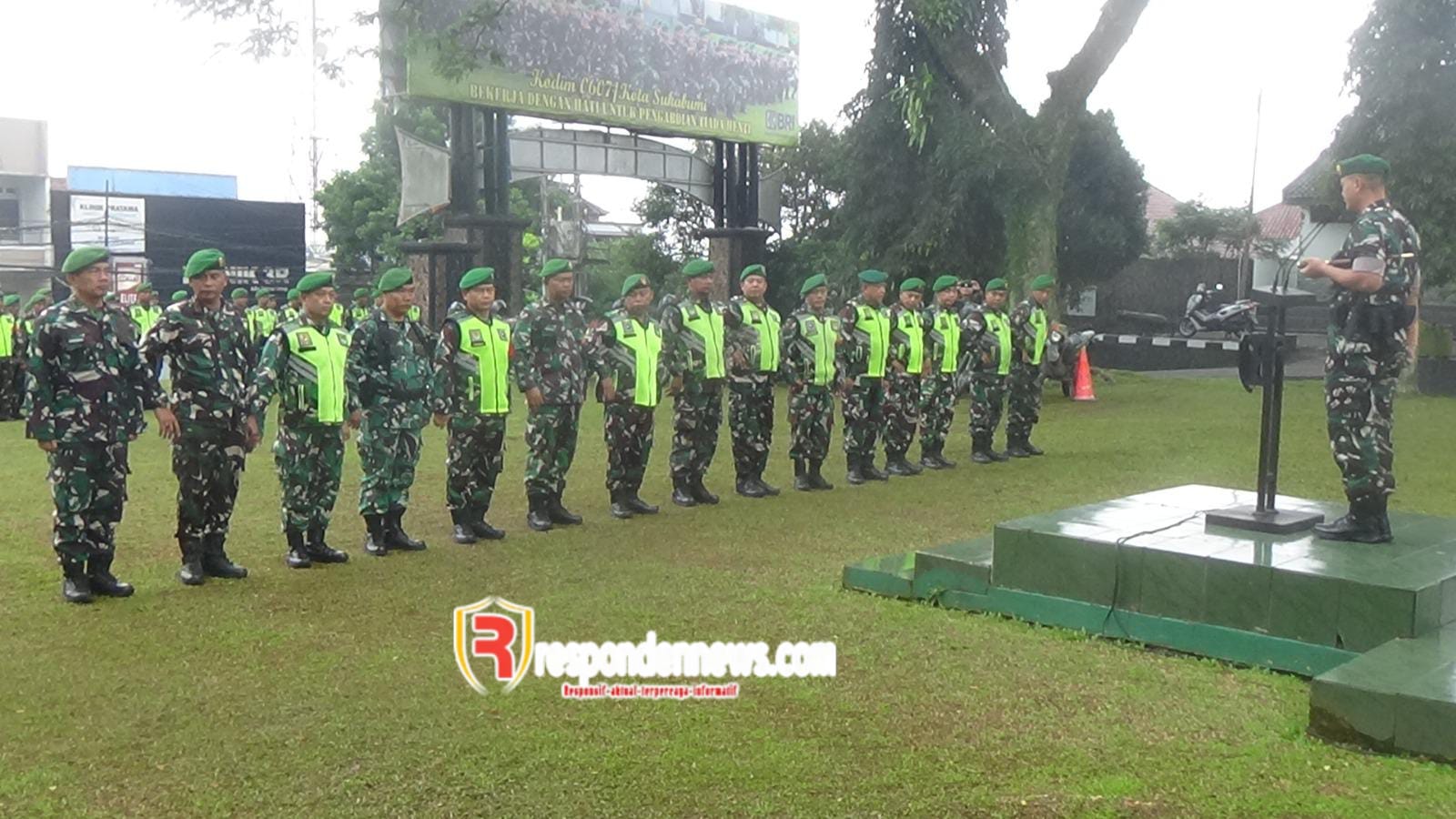 Dandim 0607/Kota Sukabumi Pimpin Apel Siaga Jelang Tahun Baru 2026.