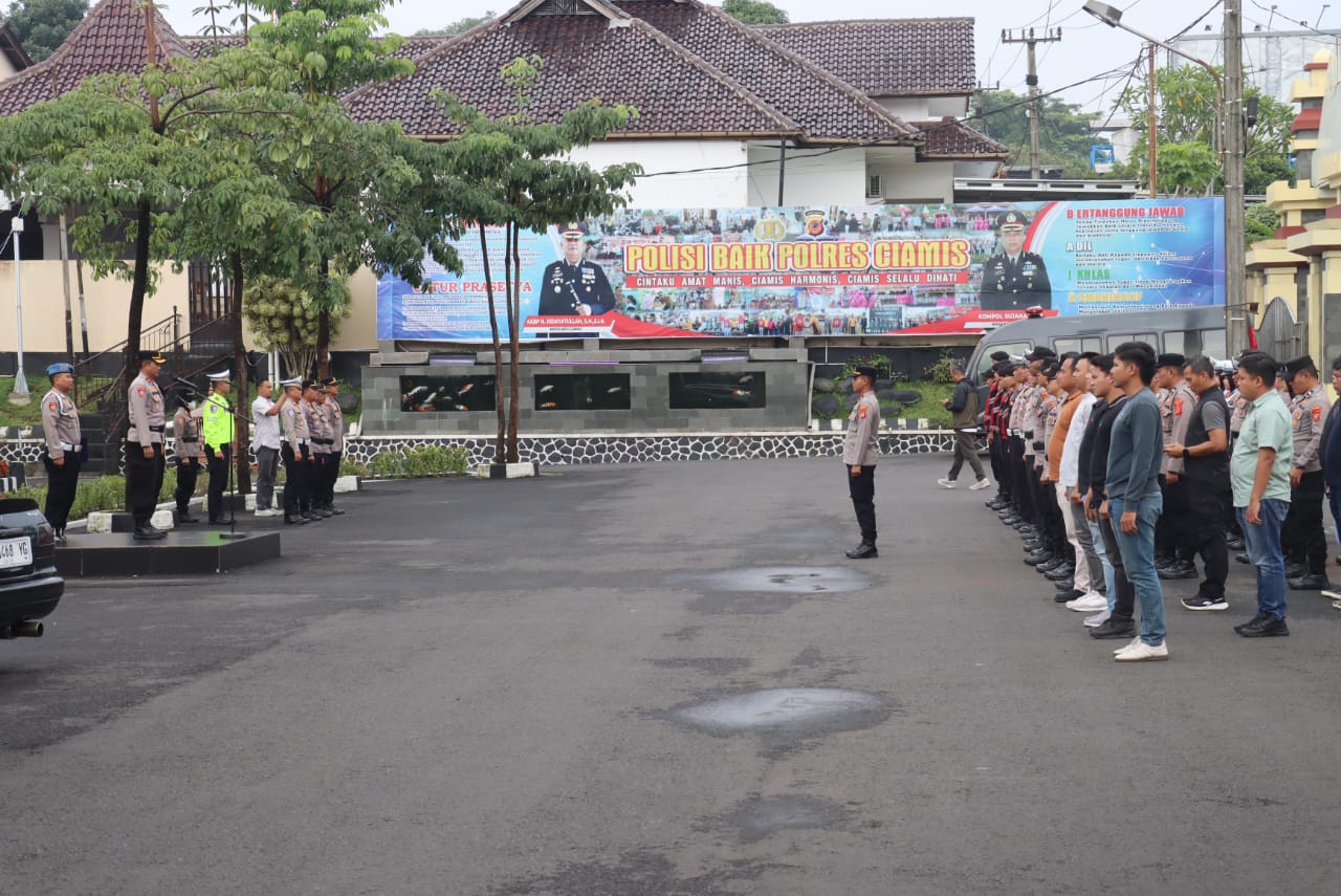 Polres Ciamis Laksanakan Apel KRYD, Perkuat Kesiapsiagaan Jaga Kamtibmas Pasca Natal dan Tahun Baru