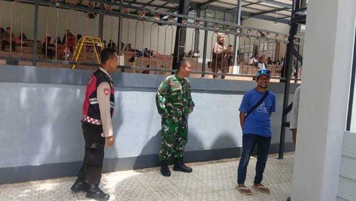 Ops Lilin Lodaya 2025, Pos Pam Cisaga Polres Ciamis Patroli dan Pengamanan di Area Wisata