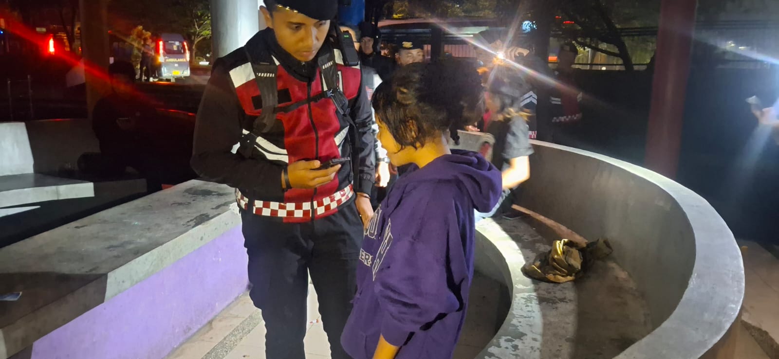 Jaga Harkamtibmas, Patroli Perintis Presisi Polres Ciamis Keliling Datangi Taman Lokasana Ciamis