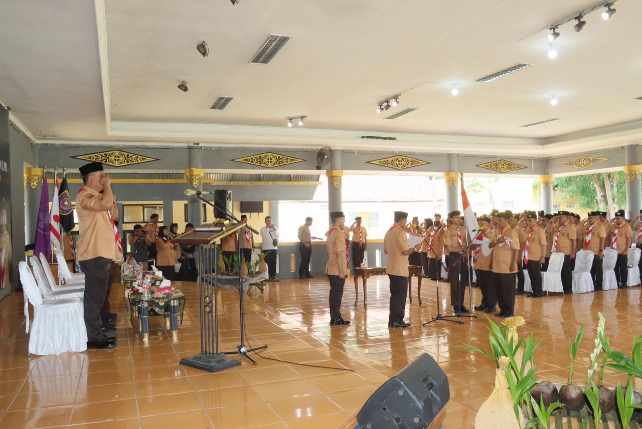 Kapolres Ciamis Hadiri Pelantikan Mabicab Pramuka, Wujud Peran Polri Dukung Pembinaan Generasi Muda