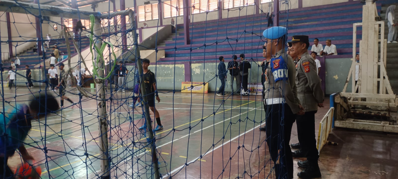 Jaga Kondusifitas, Polres Ciamis Bersiaga Amankan Hepweti Futsal Cup ke-3 Antar Pelajar