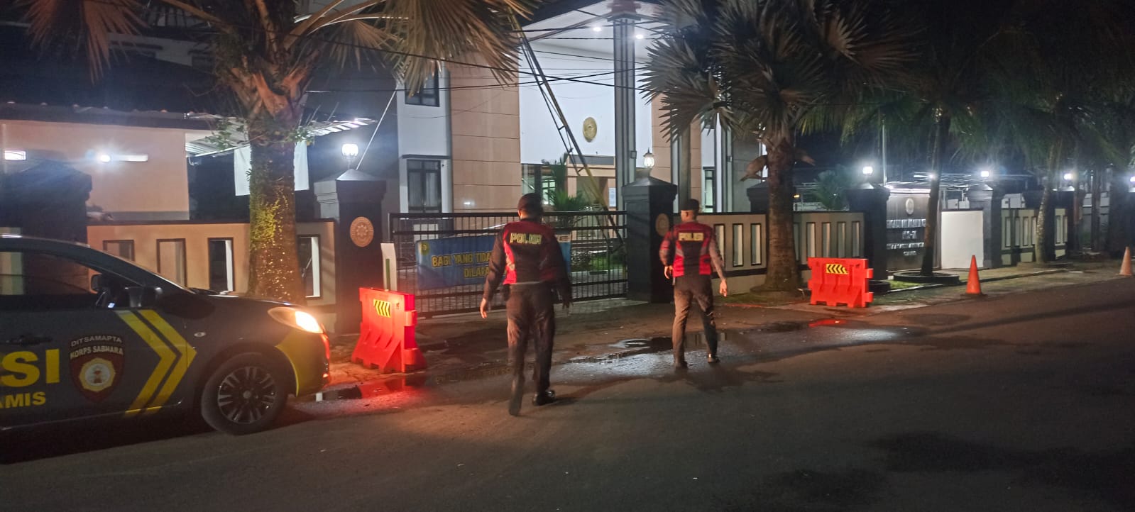 Cipkon di Bahaya Kriminalitas, Sat Samapta Polres Ciamis Patroli Dialogis ke Pengadilan Agama