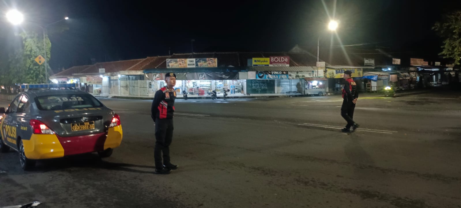 Samapta Polres Ciamis Patroli dan Stasioner di Area Ruko Terminal Ciamis Antisipasi Balapan Liar